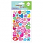 Naklejki 3D Puffy - Hearts, 10 x 20 cm, Happy Color