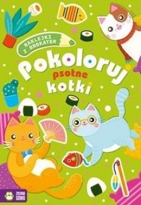 Pokoloruj psotne kotki - Opracowanie zbiorowe