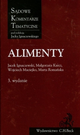Alimenty - Ignaczewski Jacek, Karcz Małgorzata, Maciejko Wojciech<br />