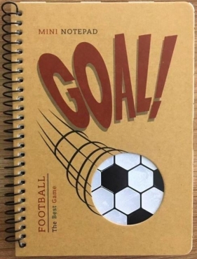 Kołonotatnik B6/80K kratka kraft Piłka nożna