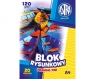 Blok rysunkowy A4 120g 10 sztuk