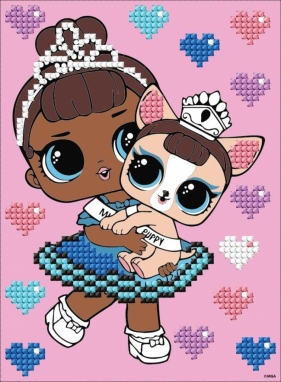 Diamnetowa mozaika - LOL Miss Baby 15x20cm