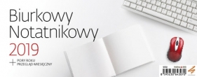 Kalendarz biurkowy Notatnikowy 2019 10 sztuk (S507-19)