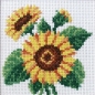 Haft krzyżykowy - Słoneczniki