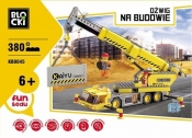 Klocki Blocki Na budowie Dźwig 380 elementów
