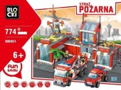 Klocki Blocki: Straż pożarna Remiza 774 elementy (KB8051)