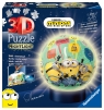 Ravensburger, Puzzle 3D 72: Świecąca kula Minionki (11180)Wiek: 6+