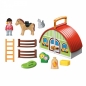Playmobil 1.2.3: Moja przenośna stajnia (70180)