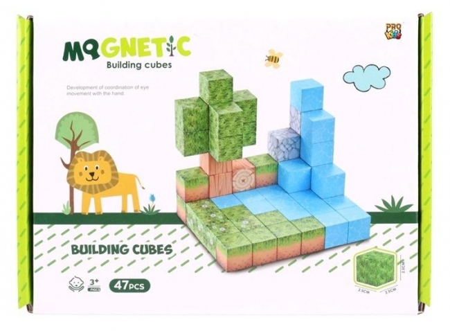 <img src='https://webimage.pl/pics/800/2/d5903943012800.jpg' style='height:440px' /> Klocki magnetyczne własny świat 47el