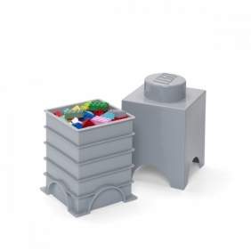 LEGO, Pojemnik klocek Brick 1 - Szary (40011740)