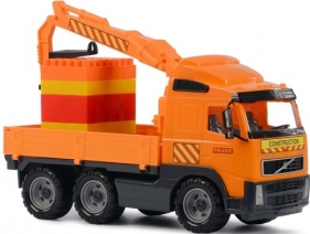 Volvo Samochód z podnośnikiem + Klocki Super-mix na palecie 30 elementów (8800)