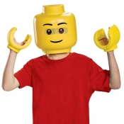 Zestaw maska i rękawice Lego