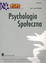 Psychologia społeczna  2(2) 2006