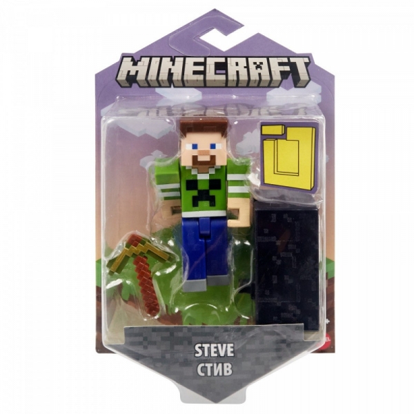 Figurka podstawowa Minecraft Steve (GTP08/HDV16)