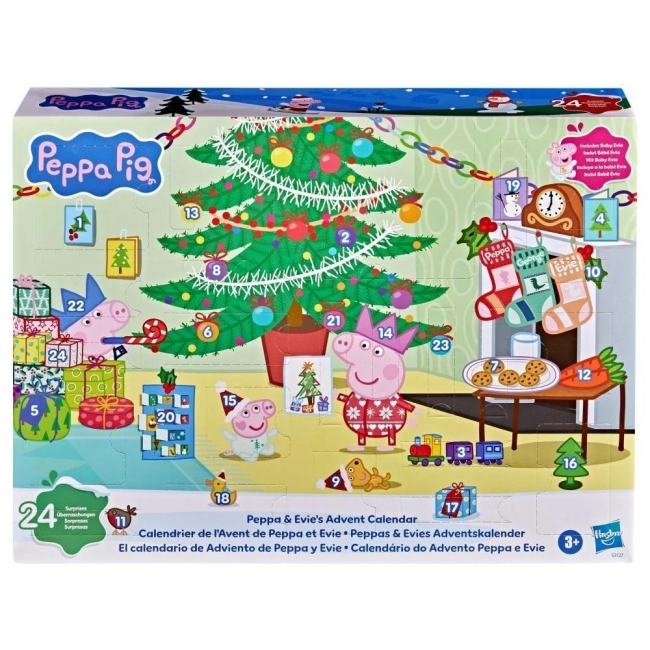 <img src='https://webimage.pl/pics/801/0/d5010996410801.jpg' style='height:440px' /> Świnka Peppa - Kalendarz Adwentowy