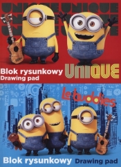 Blok rysunkowy A4 Minionki 20 kartek 10 sztuk mix