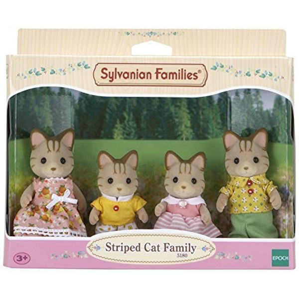 Sylvanian Families Rodzina pręgowanych kotków (5180)