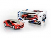 Samochód 3D Magic Light czerwony - <br />