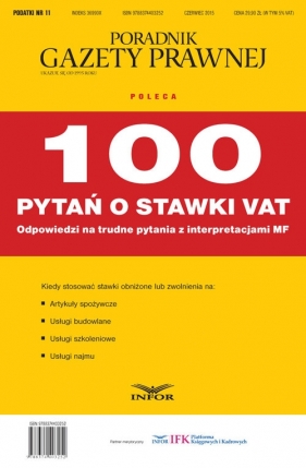 100 pytań o stawki VAT - <br />
