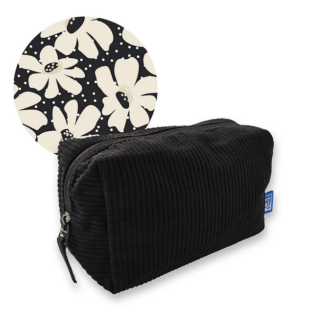 Saszetka duża Oxford Bloom - czarna