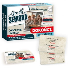 Gra dla Seniora. Dokończ przysłowie
