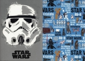 Zeszyt A4 Star Wars w kartkę 80 kartek 5 sztuk mix