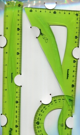 Zestaw geometryczny 30 flexi zielony