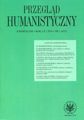 Przegląd Humanistyczny 1/2016