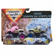 Monster Jam - Pojazdy ze zmianą koloru 2-pak - Monster Mutt Poodle vs Monster Mutt Husky (6044943/20129421)