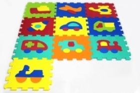 ARTYK 10 EL. Puzzle piankowe Pojazdy (X-ART-1007B-10)