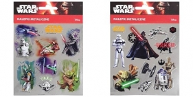 Nalepki metaliczne Star Wars 25 sztuk mix