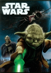 Zeszyt A5 Star Wars w kratkę 60 kartek Yoda - <br />