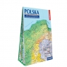  Polska. Mapa ogólnogeograficzna i administracyjno-samochodowa; laminowana mapa