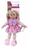 Lalka bobas Lucy 36 cm różowa