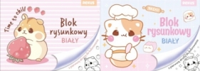 Blok rysunkowy A4/20K biały No name - dziewcz mix