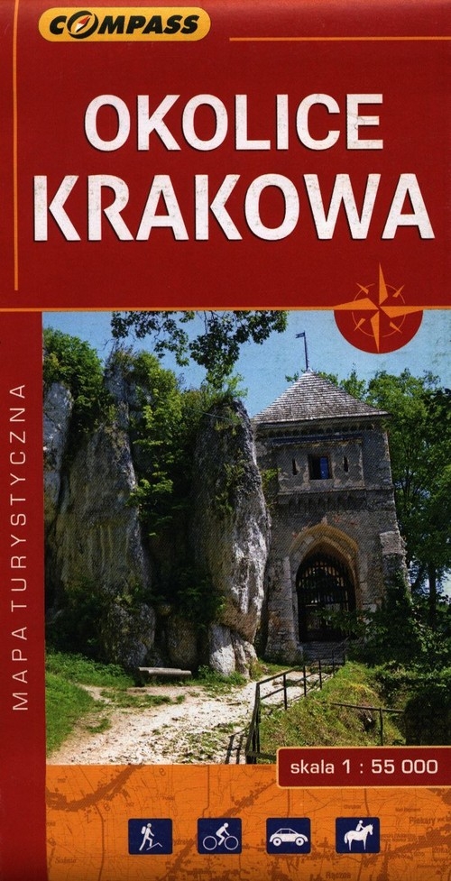 Okolice Krakowa mapa turystyczna 1:55 000