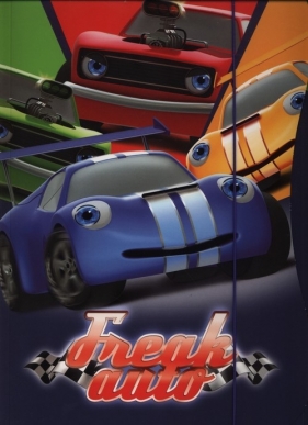 Teczka z gumką A4 Freak Auto 4 auta - <br />