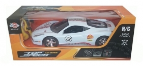 Top Speed samochód zdalnie sterowany 32 cm z ładowarką biały - <br />