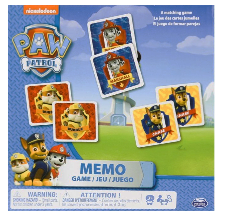 Psi Patrol: Gra Memory, 48 kart (6033326) (Uszkodzone opakowanie)