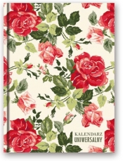 Kalendarz książkowy A5 uniwersalny Soft róże