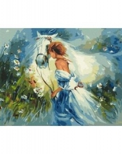 Malowanie po numerach: Wiosenny spacer (40 x 50 cm)