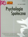 Psychologia społeczna  Tom 2 (3-4) 2007