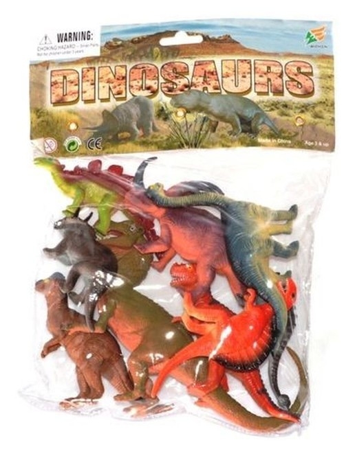 Zestaw zwierzęta Dinosaur Top super model 9 elementów