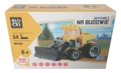 Klocki Blocki Na budowie spychacz 54 elementy