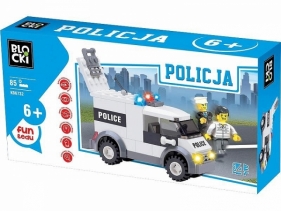 Klocki Blocki: Policja furgonetka - 85 elementów (KB6732)