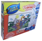 Puzzle do malowania Zwierzęta Afryki 12 (BT728329)