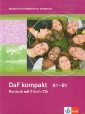 DaF kompakt A1-B1 Kursbuch mit 3 Audio-CDs (Uszkodzona okładka)