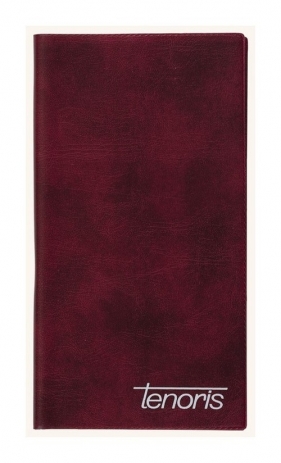 Kalendarz 2016 TENORIS notesowy bordo - <br />