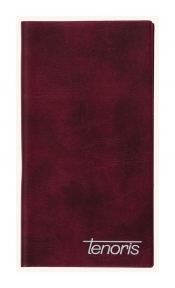 Kalendarz 2016 TENORIS notesowy bordo - <br />