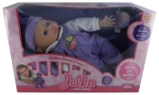 Lalka Julka Bobas 38 cm fioletowa - <br />